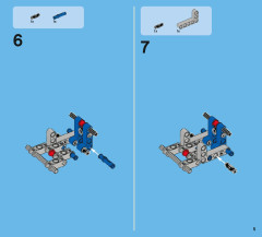 LEGO 42005 instructions page 5 – build guide