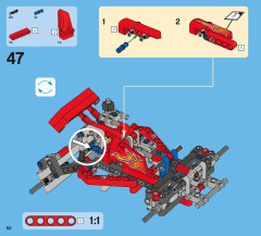 LEGO 42005 instructions page 52 – build guide