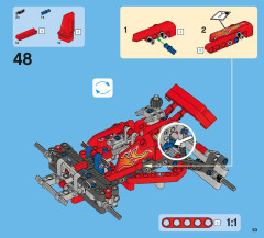 LEGO 42005 instructions page 53 – build guide