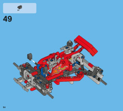 LEGO 42005 instructions page 54 – build guide