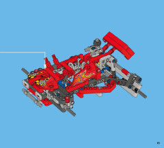 LEGO 42005 instructions page 61 – build guide