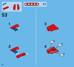 LEGO 42005 instructions page 62 – build guide