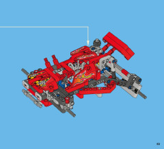 LEGO 42005 instructions page 63 – build guide