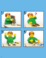 LEGO 42006 instructions page 2 – build guide