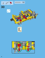LEGO 42006 instructions page 34 – build guide