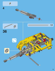 LEGO 42006 instructions page 45 – build guide