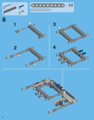 LEGO 42006 instructions page 6 – build guide