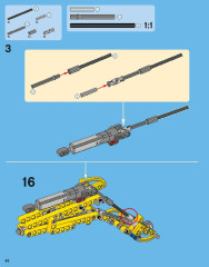 LEGO 42006 instructions page 62 – build guide