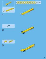 LEGO 42006 instructions page 71 – build guide