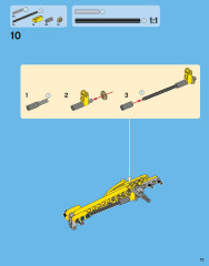 LEGO 42006 instructions page 73 – build guide