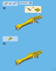 LEGO 42006 instructions page 75 – build guide
