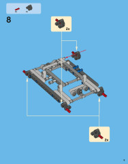 LEGO 42006 instructions page 9 – build guide