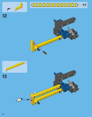 LEGO 42006 instructions page 12 – build guide