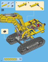 LEGO 42006 instructions page 2 – build guide