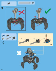 LEGO 42006 instructions page 22 – build guide