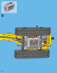 LEGO 42006 instructions page 40 – build guide