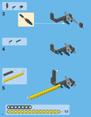 LEGO 42006 instructions page 8 – build guide