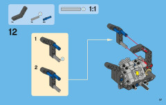 LEGO 42007 instructions page 17 – build guide