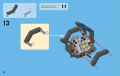 LEGO 42007 instructions page 18 – build guide