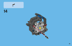 LEGO 42007 instructions page 19 – build guide