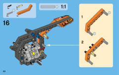 LEGO 42007 instructions page 22 – build guide