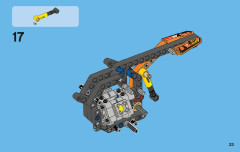 LEGO 42007 instructions page 23 – build guide