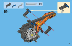 LEGO 42007 instructions page 25 – build guide
