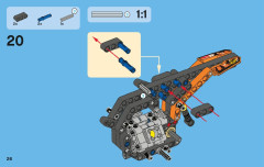 LEGO 42007 instructions page 26 – build guide