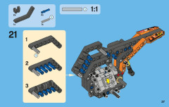 LEGO 42007 instructions page 27 – build guide