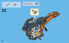 LEGO 42007 instructions page 28 – build guide