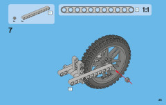 LEGO 42007 instructions page 35 – build guide