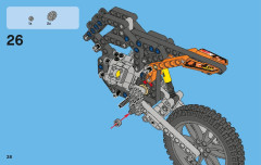 LEGO 42007 instructions page 38 – build guide