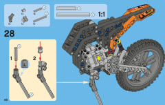LEGO 42007 instructions page 40 – build guide