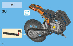 LEGO 42007 instructions page 42 – build guide