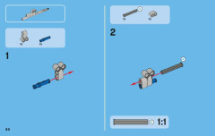 LEGO 42007 instructions page 44 – build guide