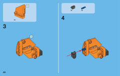 LEGO 42007 instructions page 48 – build guide