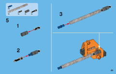 LEGO 42007 instructions page 49 – build guide