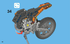 LEGO 42007 instructions page 52 – build guide