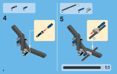 LEGO 42007 instructions page 6 – build guide