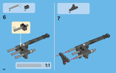 LEGO 42007 instructions page 60 – build guide