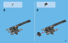 LEGO 42007 instructions page 61 – build guide
