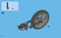 LEGO 42007 instructions page 64 – build guide
