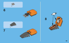 LEGO 42007 instructions page 69 – build guide