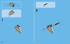 LEGO 42007 instructions page 8 – build guide