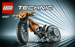 LEGO 42007 instructions page 1 – build guide