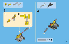 LEGO 42007 instructions page 11 – build guide