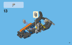 LEGO 42007 instructions page 17 – build guide
