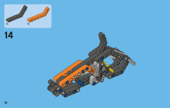 LEGO 42007 instructions page 18 – build guide