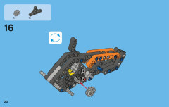 LEGO 42007 instructions page 20 – build guide