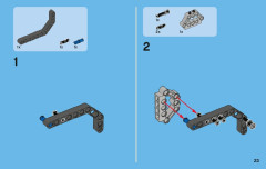 LEGO 42007 instructions page 23 – build guide